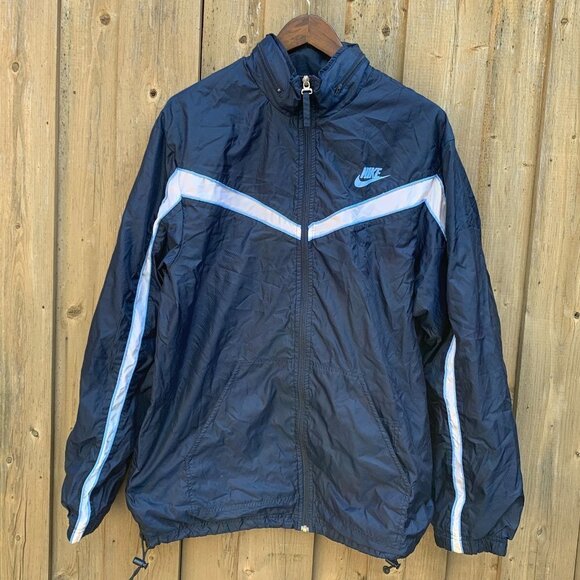 Vintage Nike Windbreaker Jacket XL Blue - Picture 1 of 5